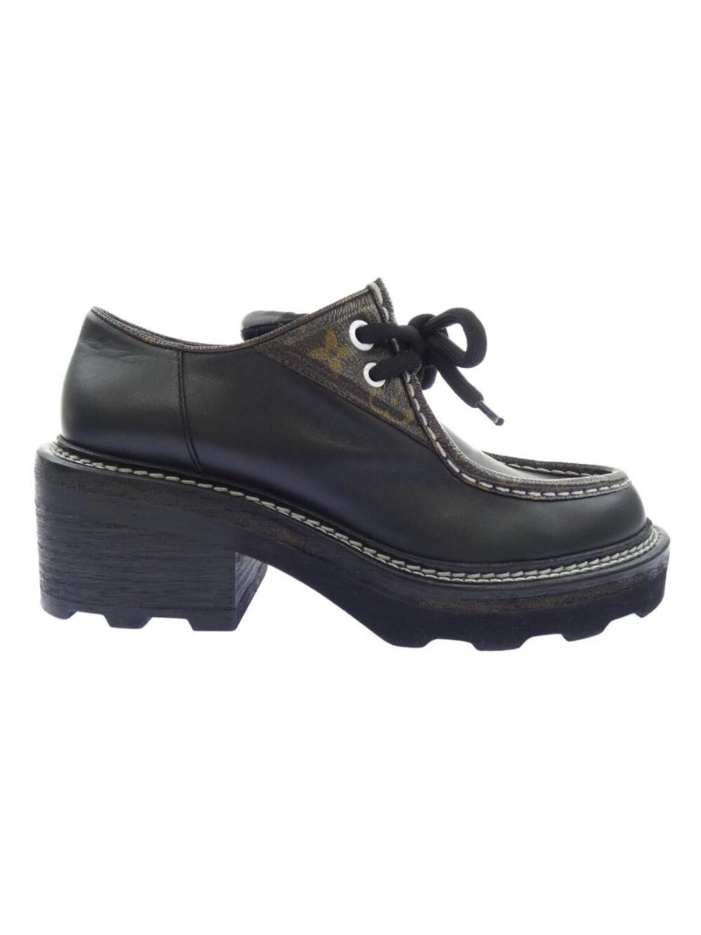 Louis Vuitton Monogram Canvas LV Beaubourg Line Derby Shoes